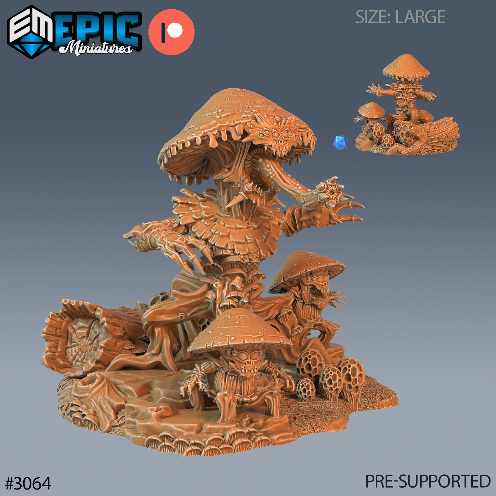 Fungus Tree - The Printable Dragon