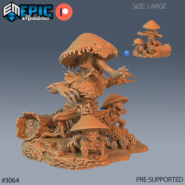 Fungus Tree 3D-printed model