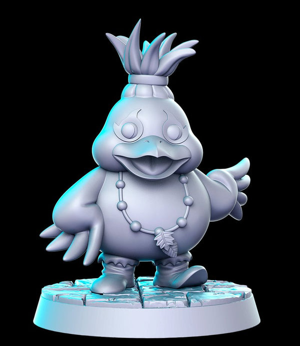 Funky  Bird 3D-printed model