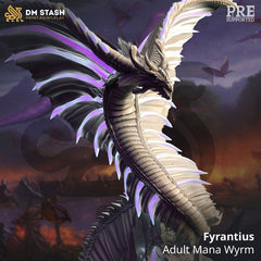 Fyrantius Adult Mana Wyrm 3D-printed model