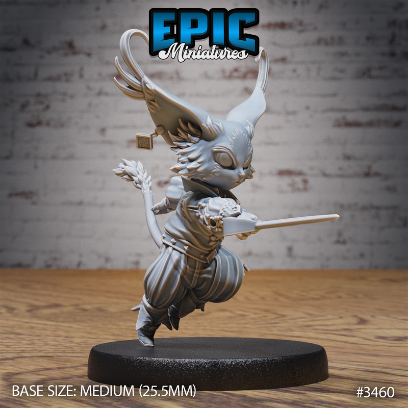 Gallant Cat 3D-printed model