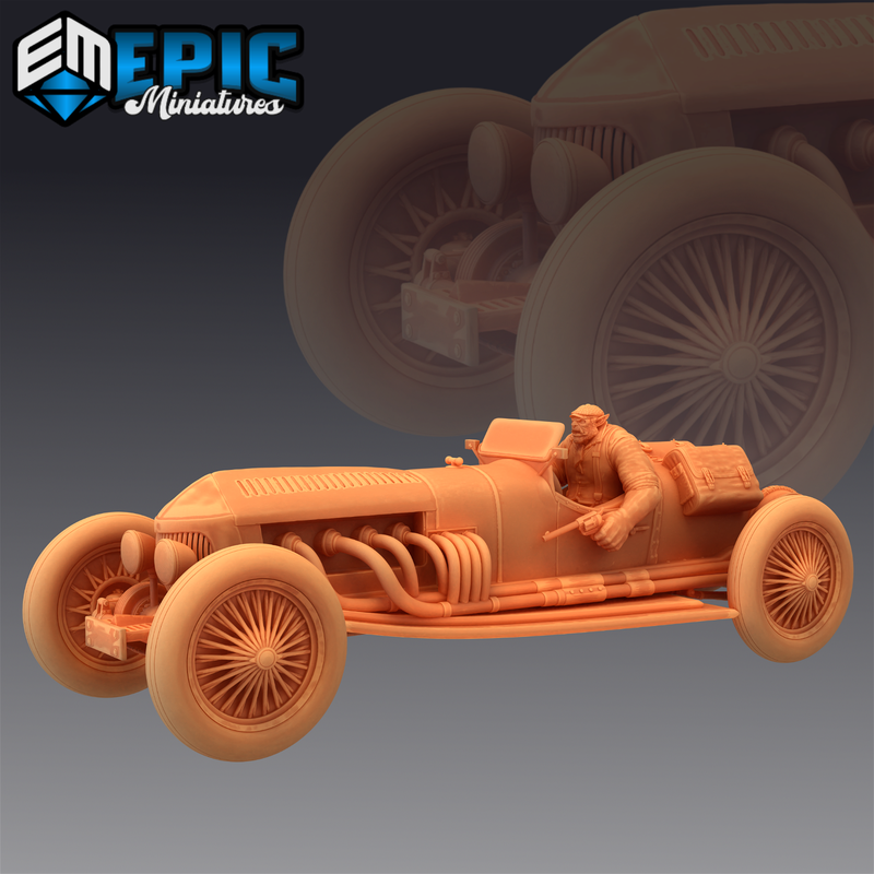 Gangster Car 3D-printed model