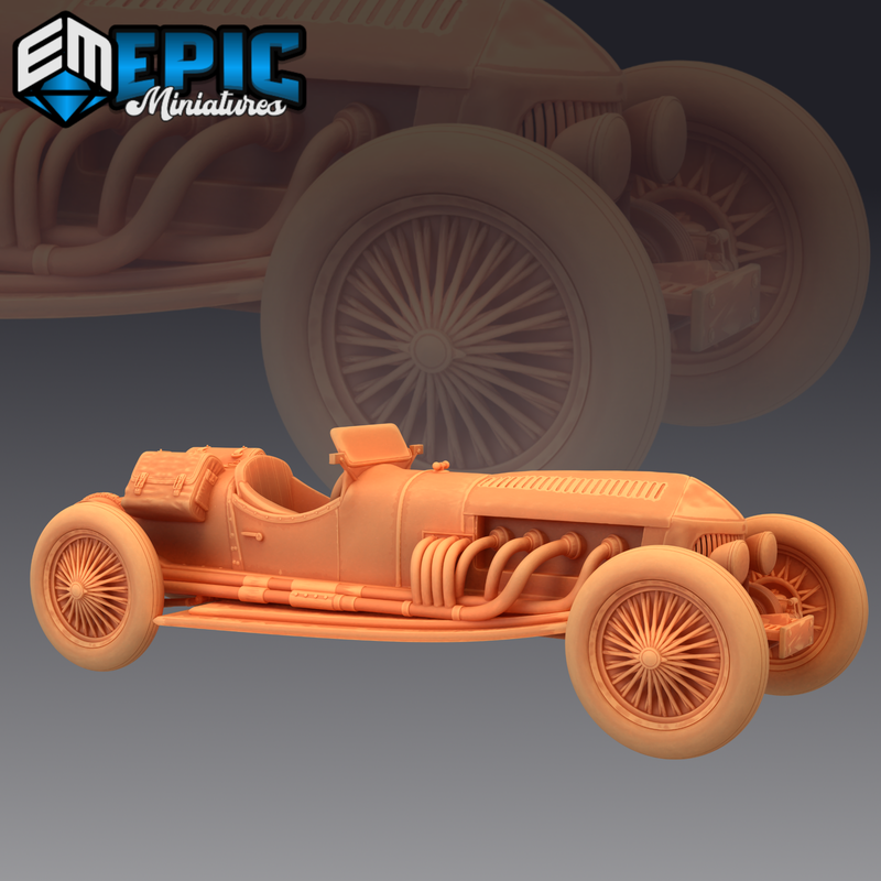 Gangster Car 3D-printed model