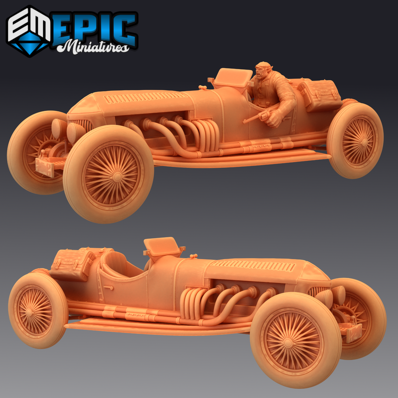 Gangster Car 3D-printed model