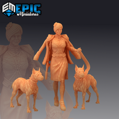 Gangster Lady Charlotte 3D-printed model