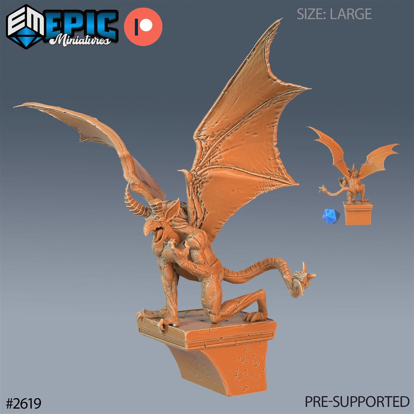 Gargoyle - The Printable Dragon