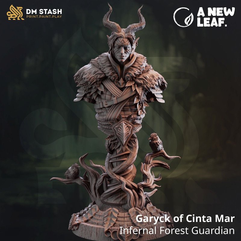 Garyck Of Cinta Mar Bust 3D-printed model