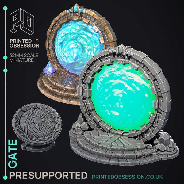 Gate 3D-printed model