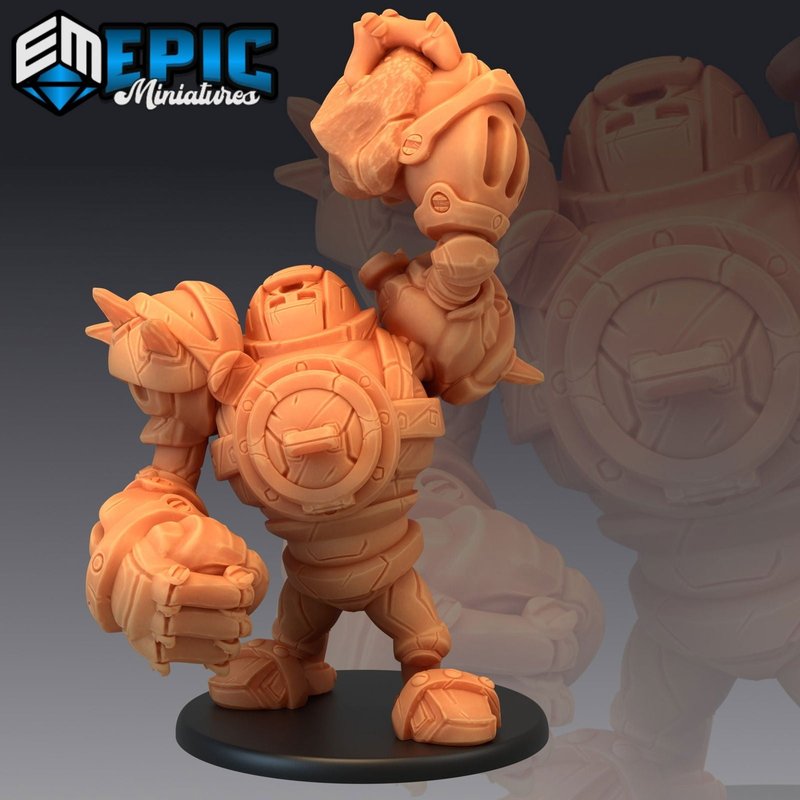Gate Golem 3D-printed model