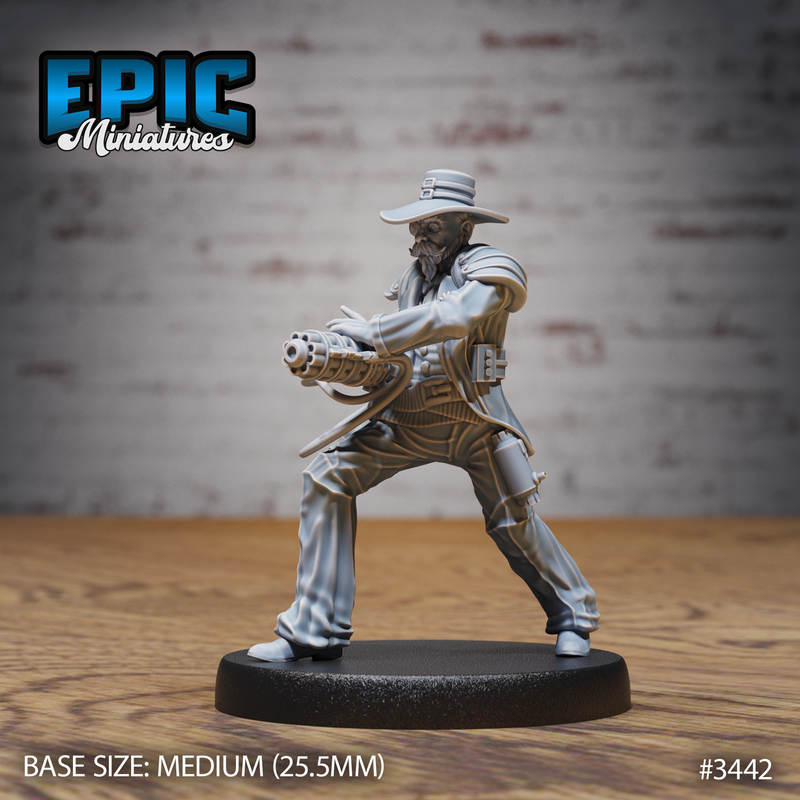 Gatling Artificer Sheriff 3D-printed model