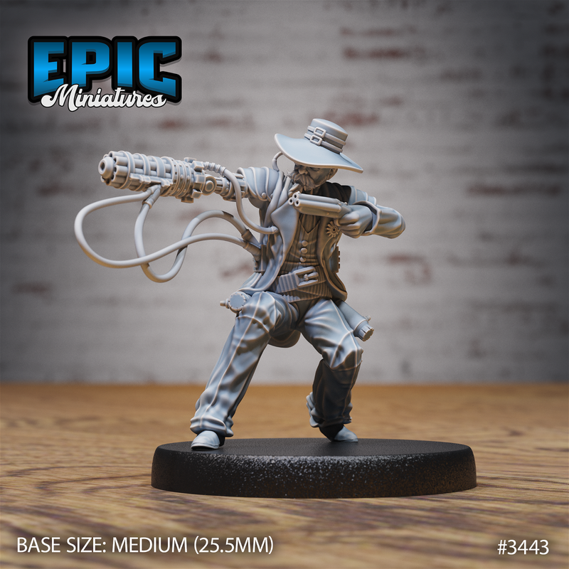 Gatling Artificer Sheriff 3D-printed model