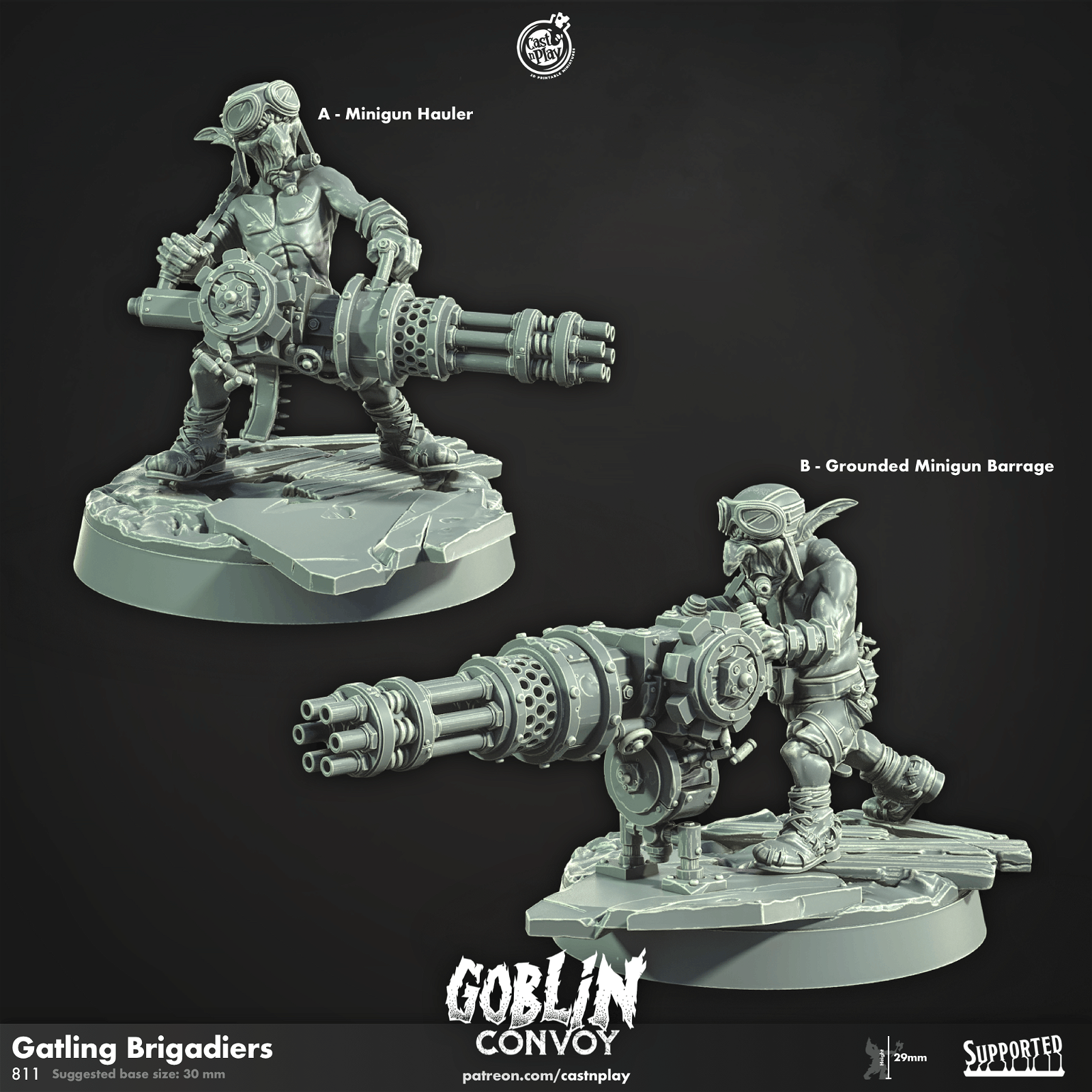 Gatling Brigadiers - The Printable Dragon