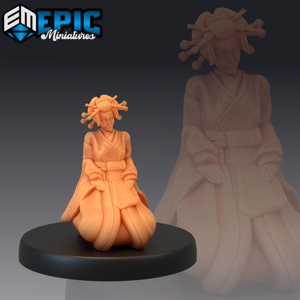 Geisha 3D-printed model