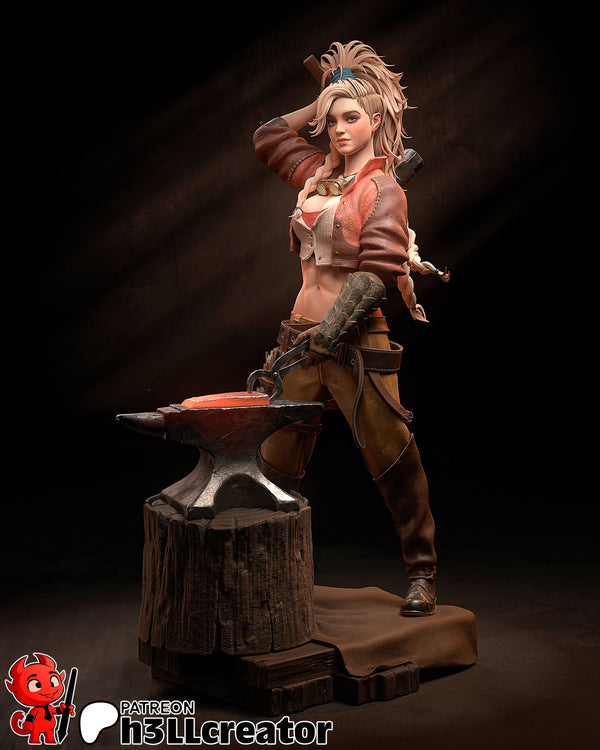 Gemma 3D-printed model