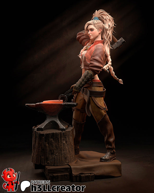 Gemma 3D-printed model