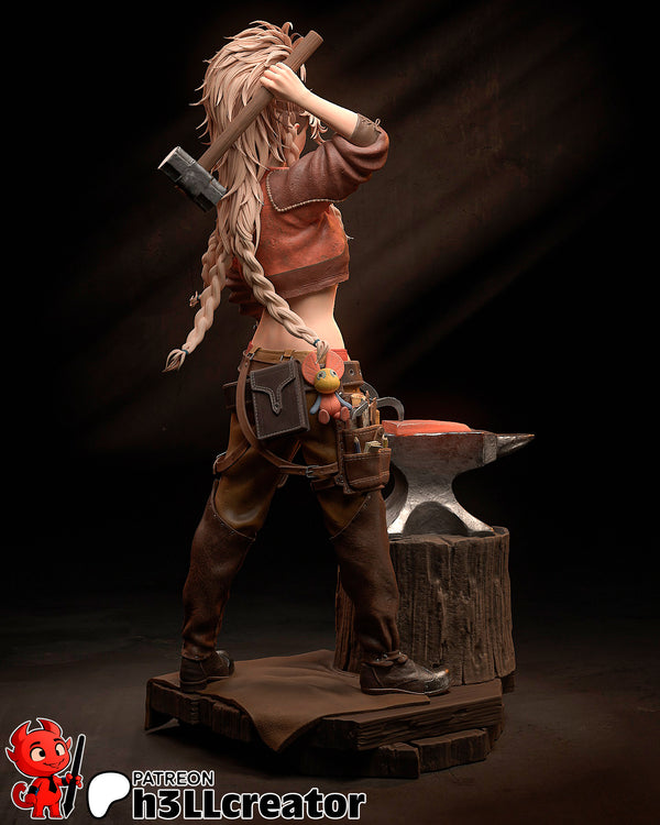 Gemma 3D-printed model