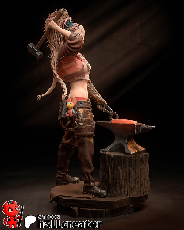 Gemma 3D-printed model