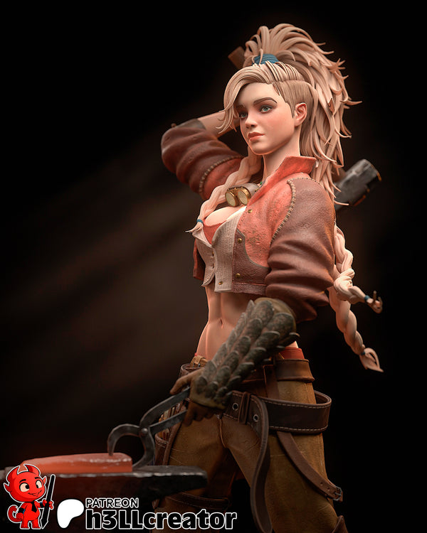 Gemma 3D-printed model
