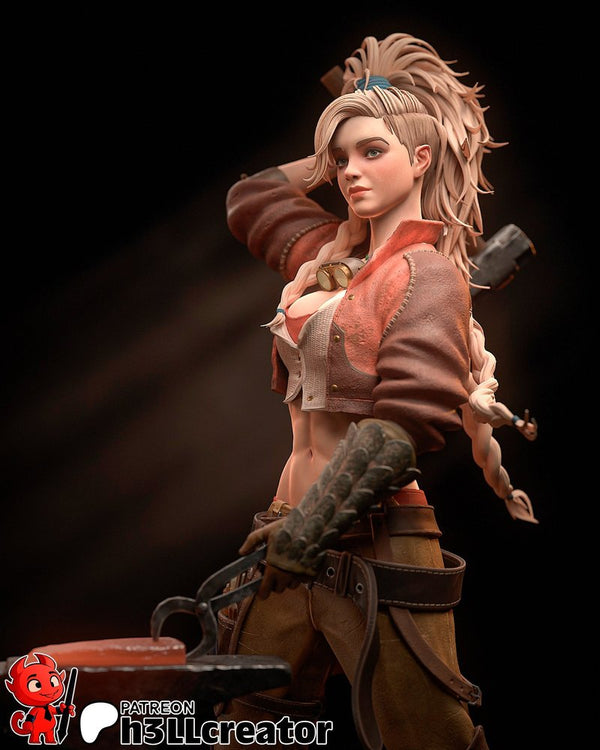 Gemma 3D-printed model