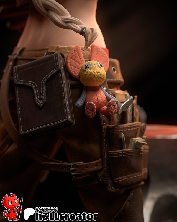 Gemma 3D-printed model