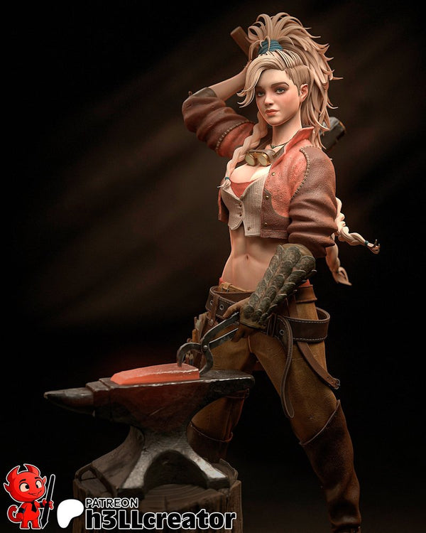 Gemma 3D-printed model