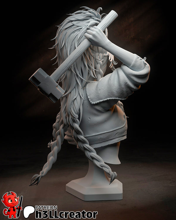 Gemma Bust 3D-printed model