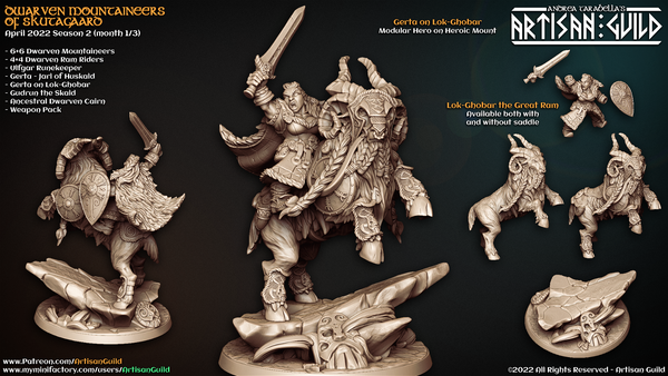 Gerda - Jarl of Huskald - The Printable Dragon