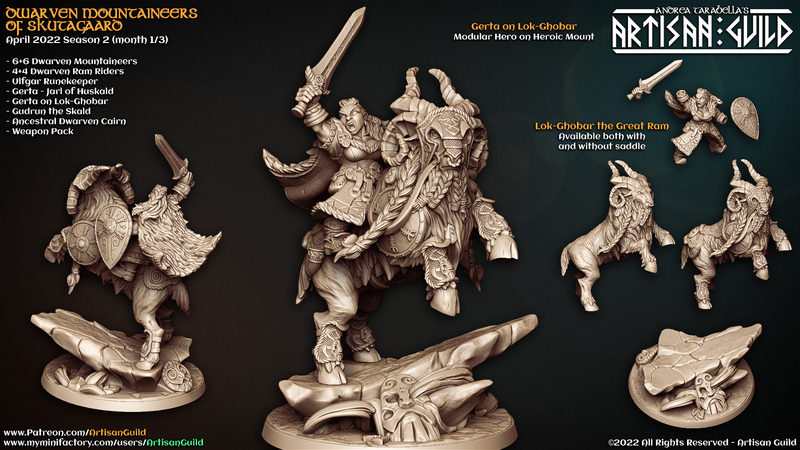 Gerda - Jarl of Huskald 3D-printed model