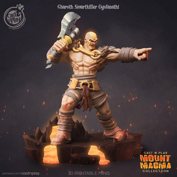 Gharoth Smartkiller Ogolanathi - The Printable Dragon
