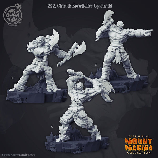 Gharoth Smartkiller Ogolanathi - The Printable Dragon