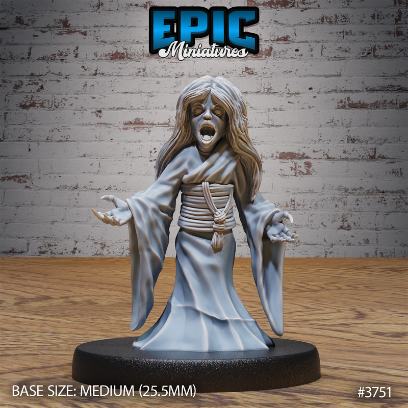 Ghost GIrl 3D-printed model