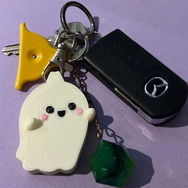 Ghost Keychain 3D-printed model