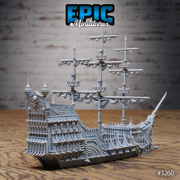 Ghost Ship Flying Dutchman 3D-printed model