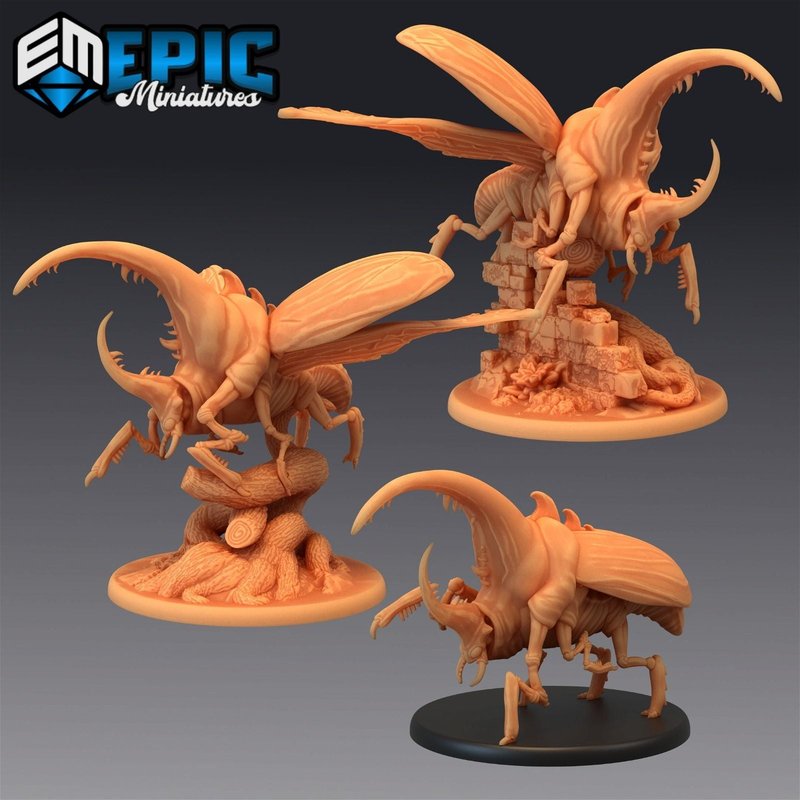Giant Beetle 3D-printed model