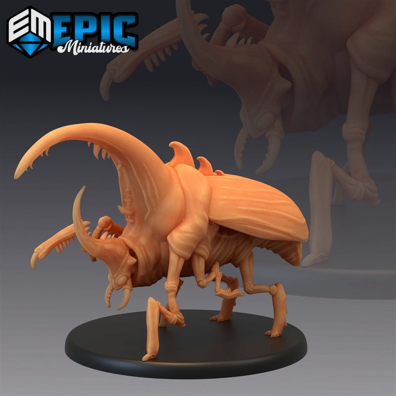 Giant Beetle 3D-printed model