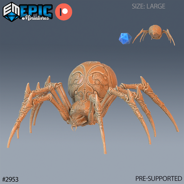 Giant Dungeon Spider 3D-printed model