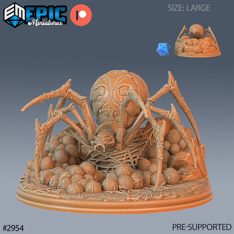Giant Dungeon Spider 3D-printed model