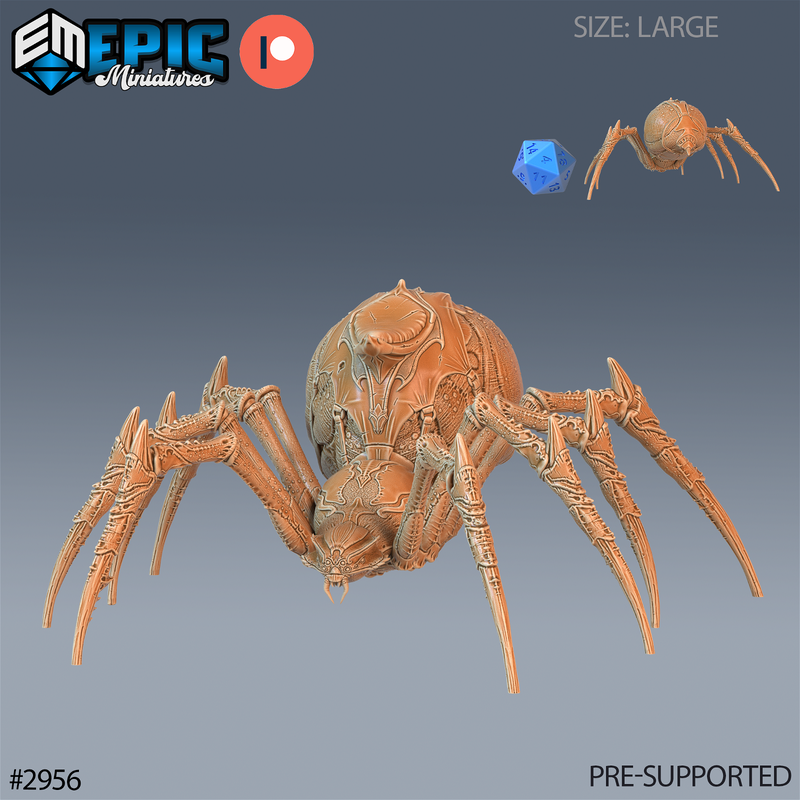 Giant Dungeon Spider 3D-printed model