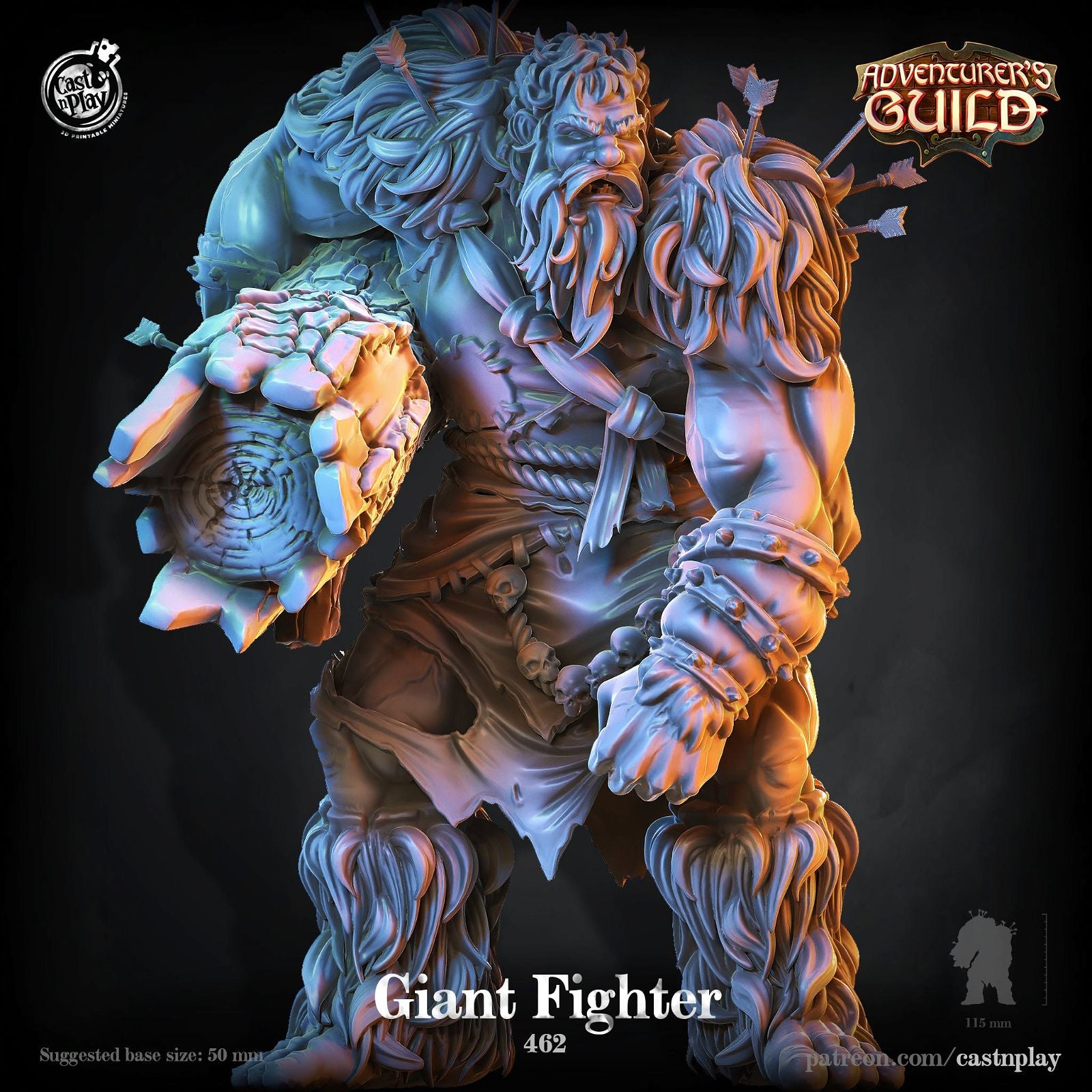 Giant Fighter - The Printable Dragon