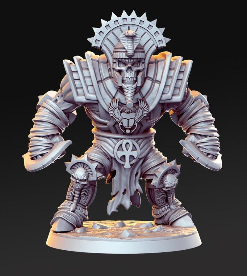 Giant Mummy 3D-printed model