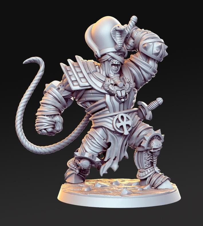 Giant Mummy 3D-printed model