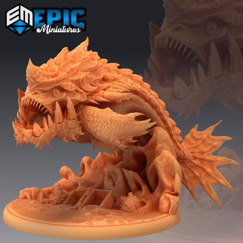 Giant Piranha 3D-printed model