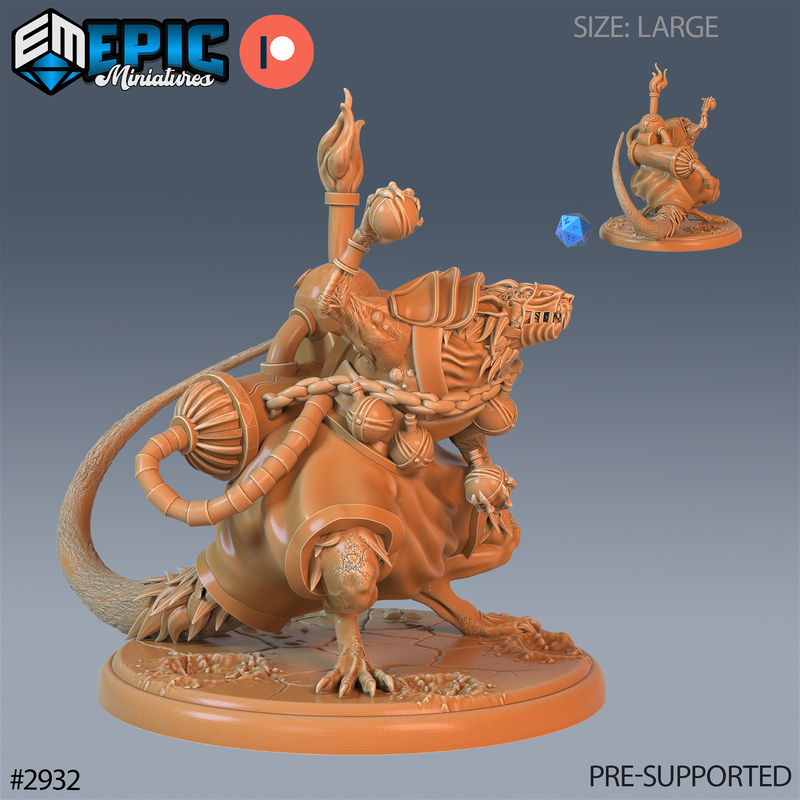Giant Rat 3D-printed model