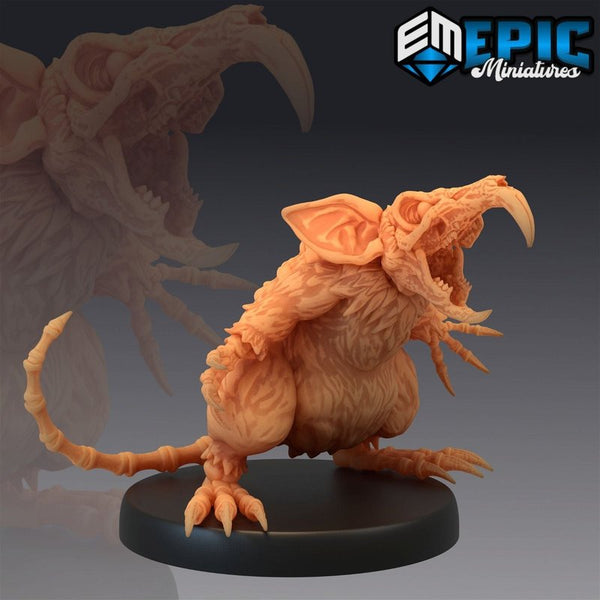 Giant Rat Revenant 3D-printed model