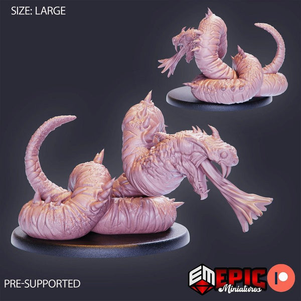 Giant Sand Snake 3D-printed model