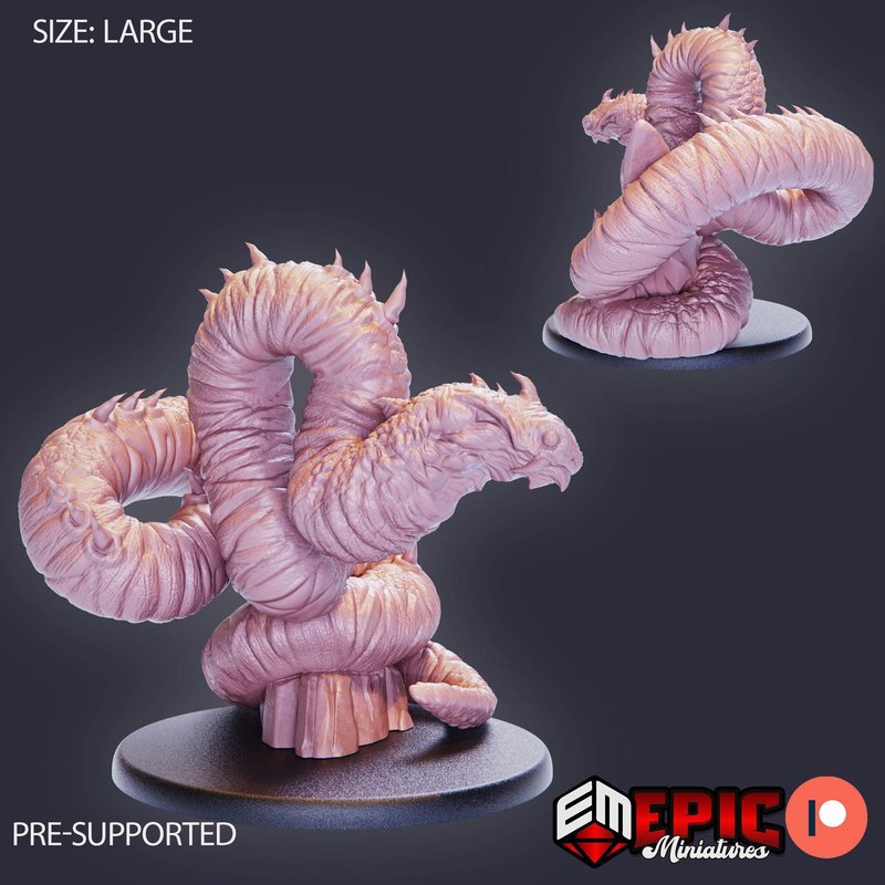 Giant Sand Snake 3D-printed model