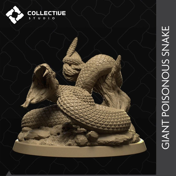 Giant Snake 3D-printed model