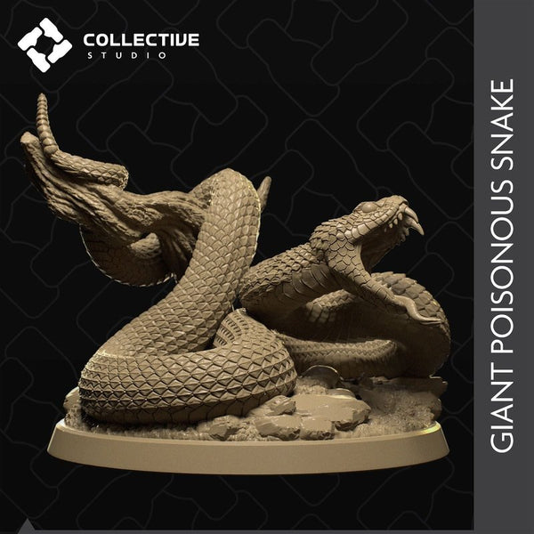Giant Snake 3D-printed model