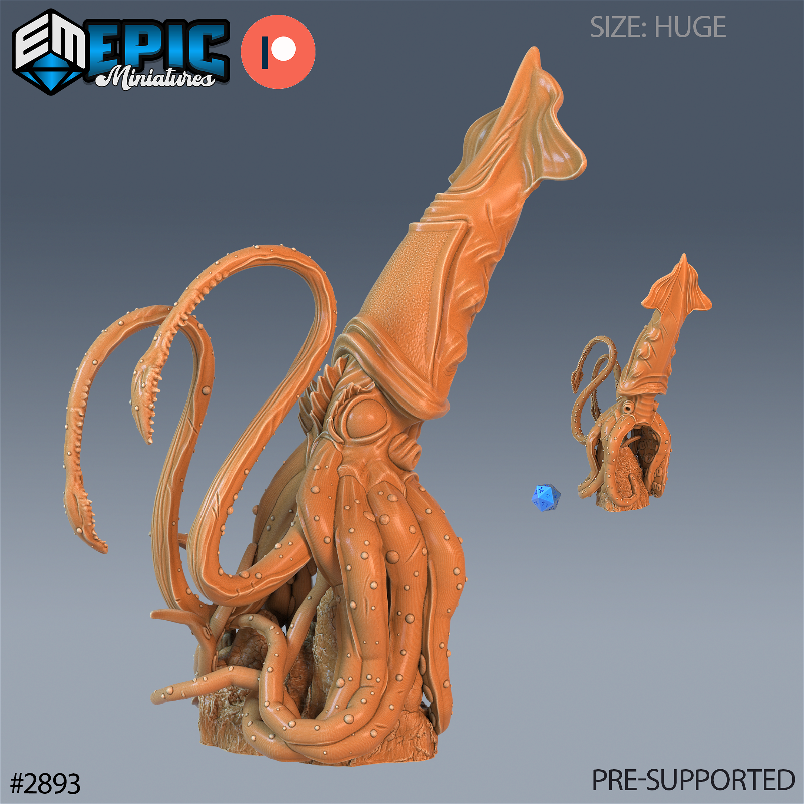 Giant Squid - The Printable Dragon