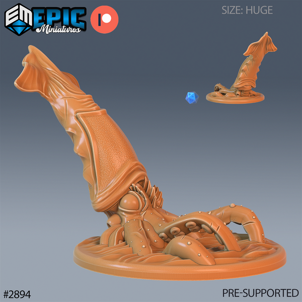 Giant Squid 3D-printed model